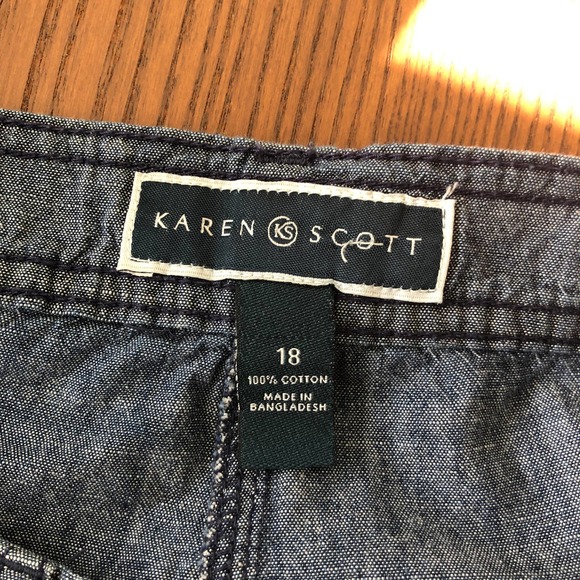 Karen Scott Capris/Culottes Size 18 - Picture 8 of 11